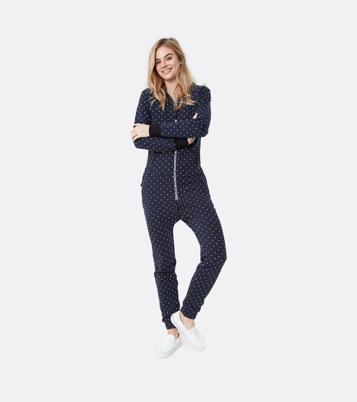 THE DOT JUMPSUIT NAVY