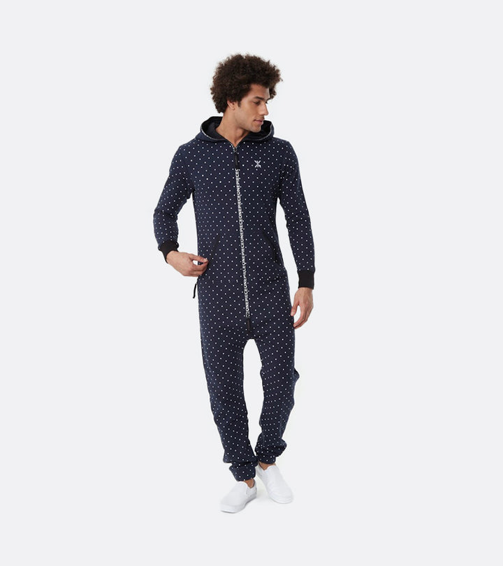 THE DOT JUMPSUIT NAVY